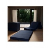 Foldable Mattress Guest Bed Camping Travel 80x195x15 Dark Blue