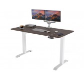 POKAR Desk with white electric frame Davos Oak 120x60